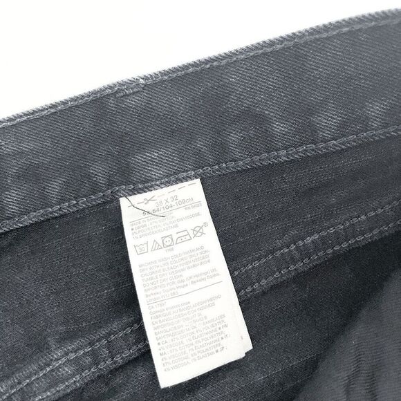 Banana Republic Mens Dark Wash Denim Straight Jeans Black 38x32 - Picture 9 of 9